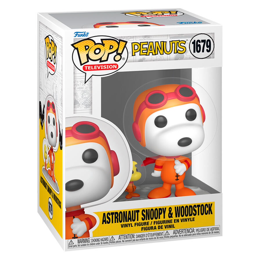 POP Figur Peanuts Astronaut Snoopy & Woodstock