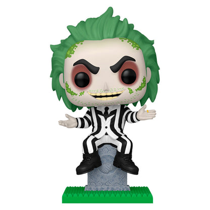 pop figure bitelchus beetlejuice on tombstone