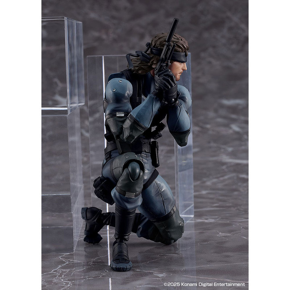 Figura Solid Snake MGS2 Versão Atualizada Metal Gear Solid 2 Sons of Liberty 16cm