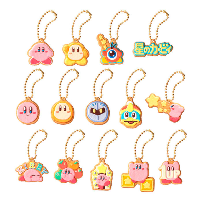 cookie kirby surprise keychain 5cm assorted