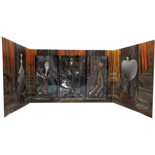 Confezione blister da 3 personaggi Disney Nightmare Before Christmas 18 cm