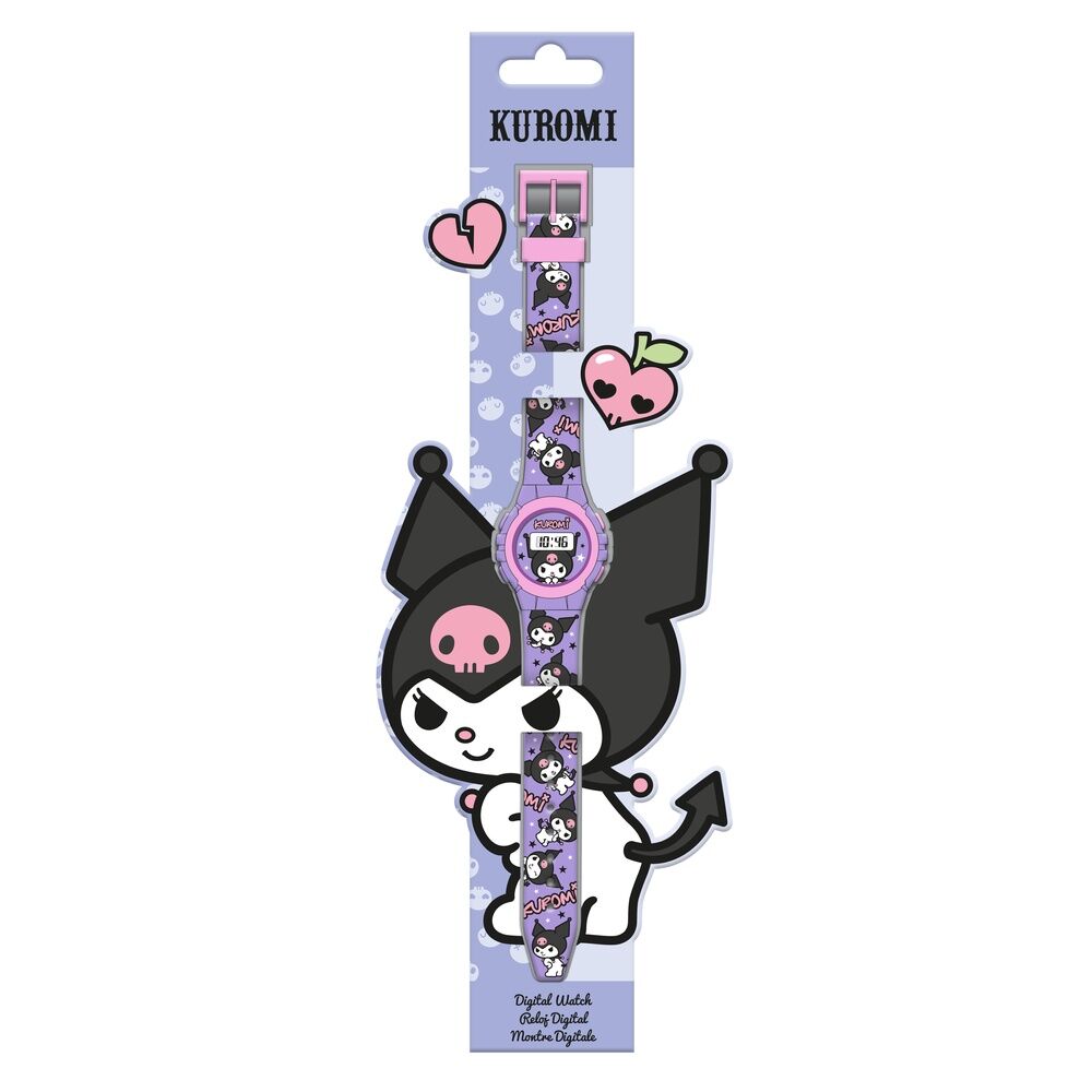 kuromi hello kitty digital watch