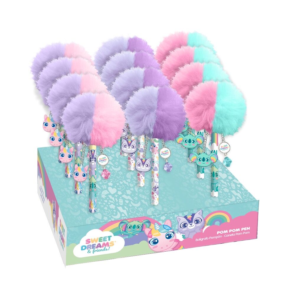 sweet dreams assorted pompom pen