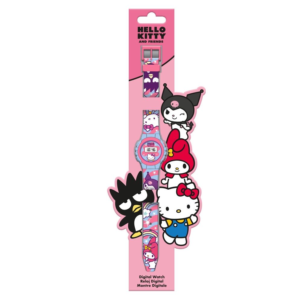 hello kitty and friends digital clock