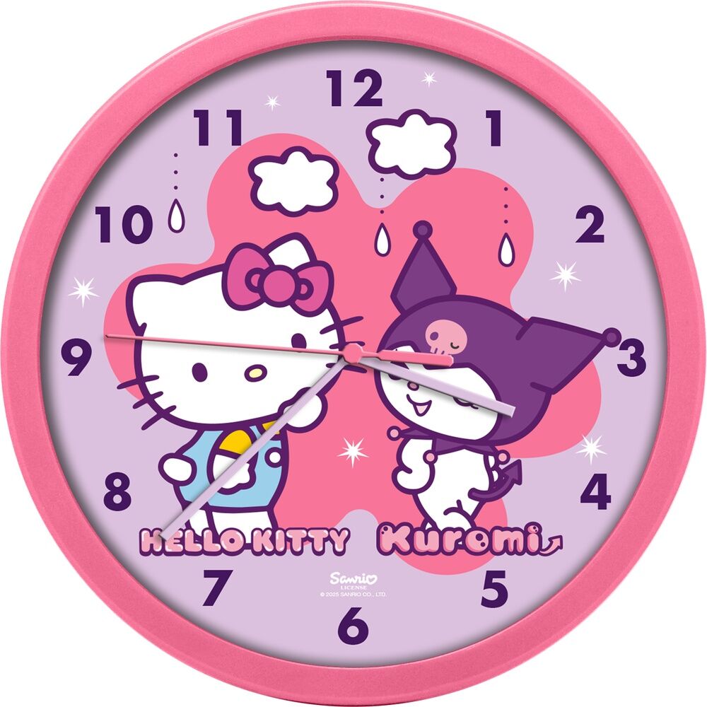 hello kitty and friends wall clock
