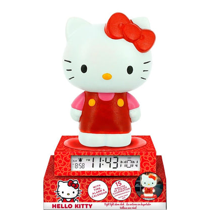 hello kitty and friends 3d lamp with alarm clock