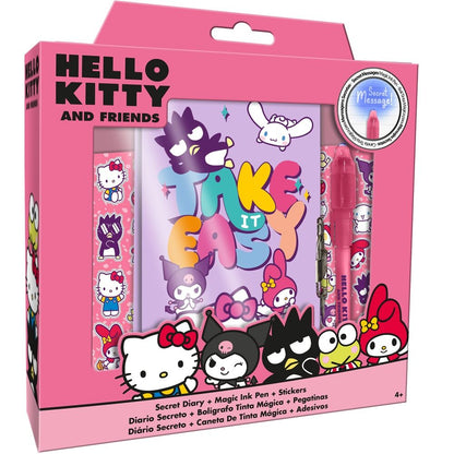 hello kitty and friends diary  magic pen