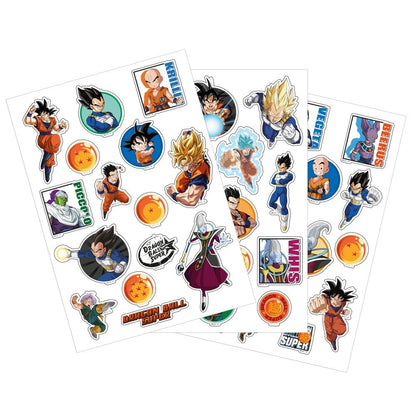 dragon ball super removable sticker set