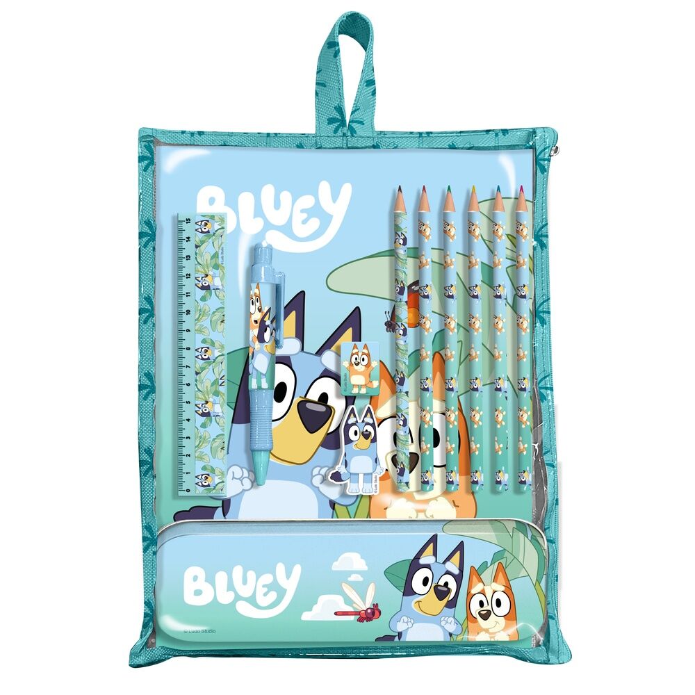 Bluey stationery set