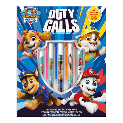 paw patrol activity book  6 gel pens