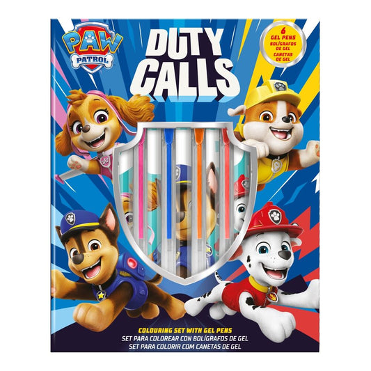 paw patrol activity book  6 gel pens
