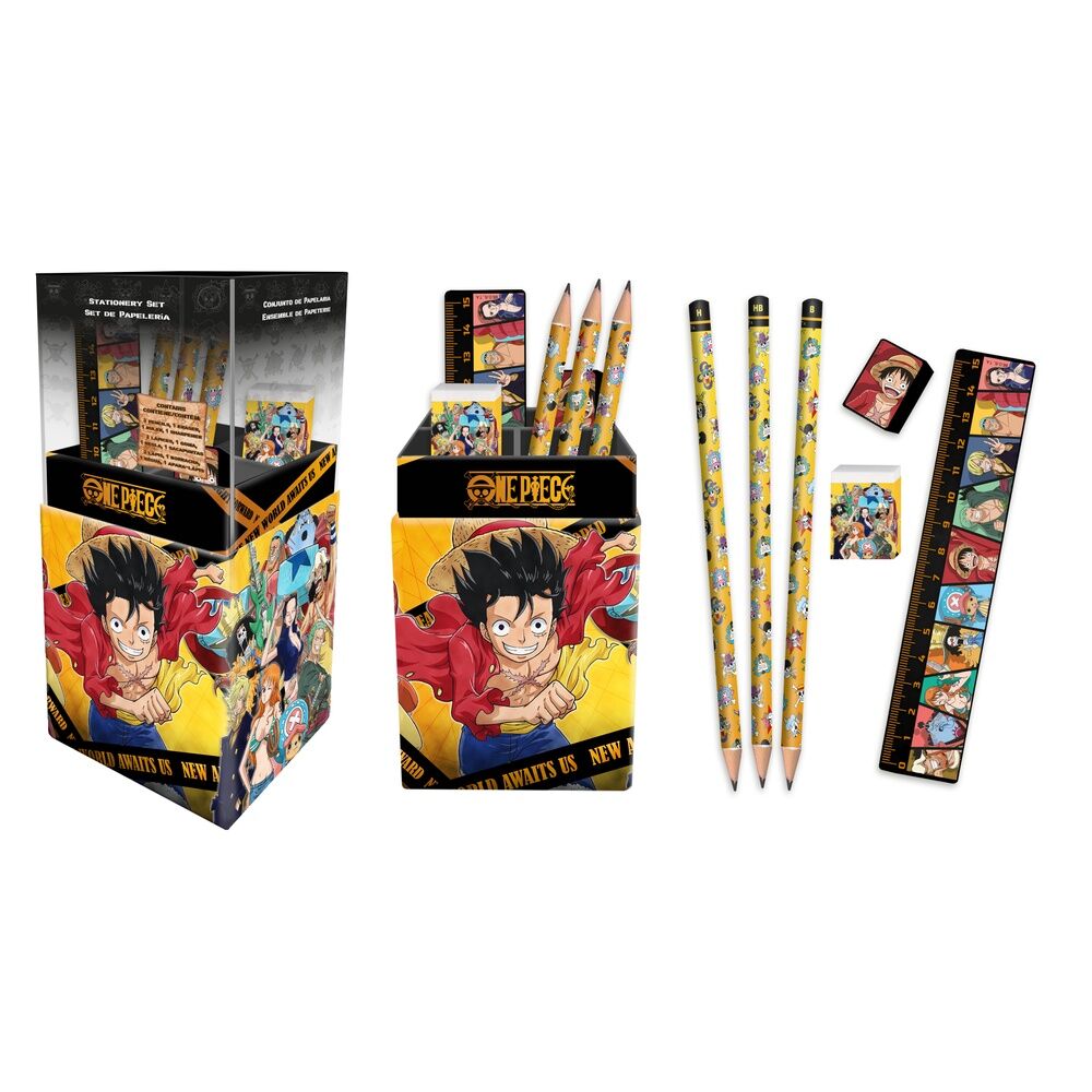 one piece pencil holder with stationery