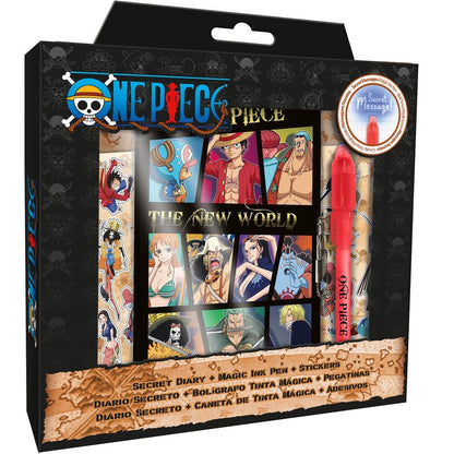 one piece diary  magic pen