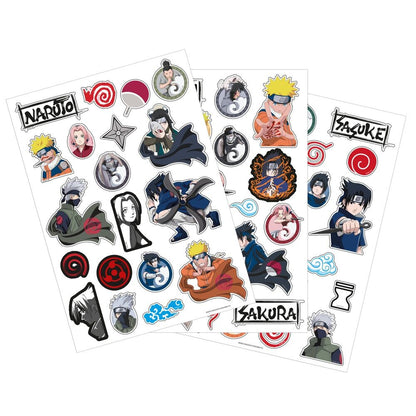 naruto shippuden removable sticker set