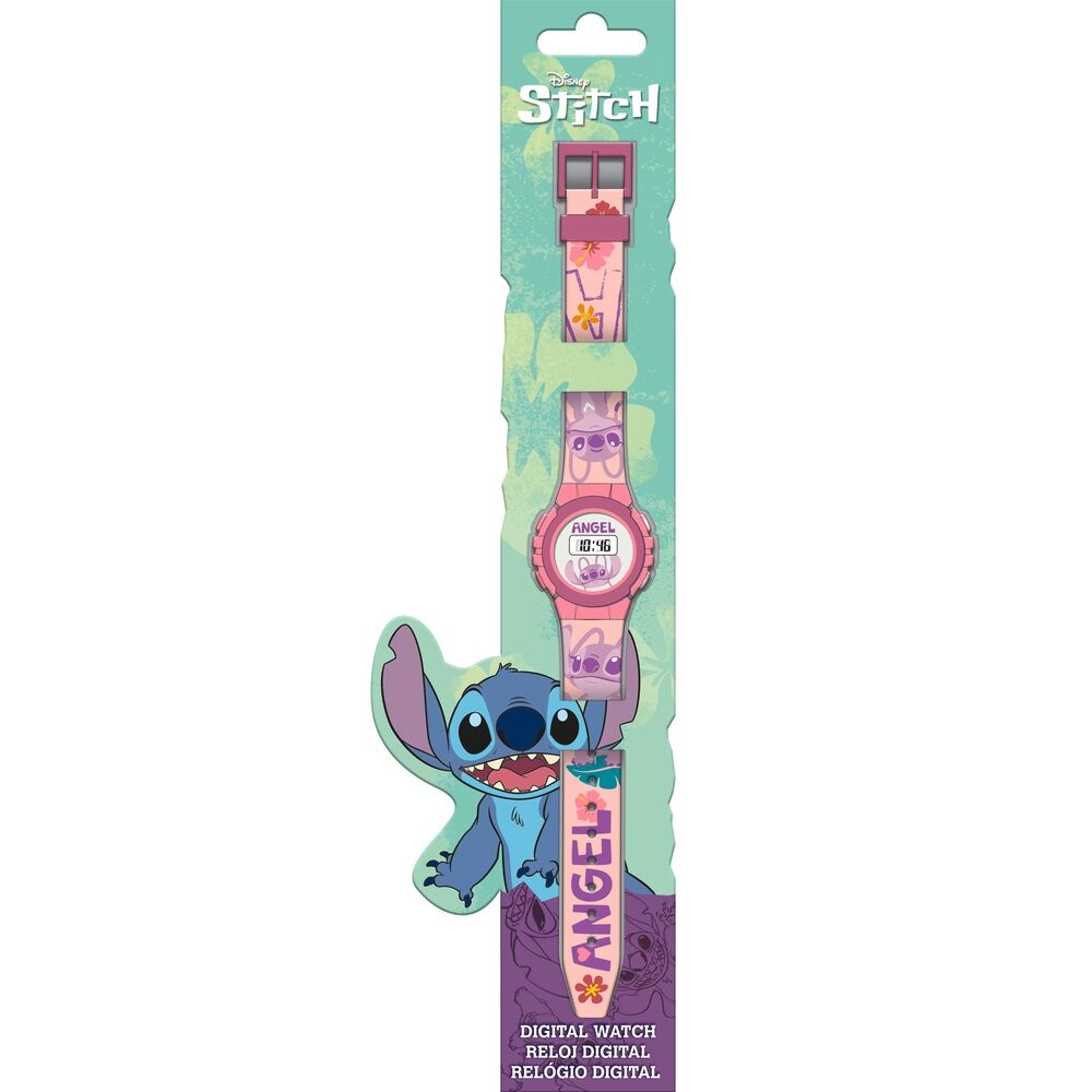 disney angel stitch digital watch