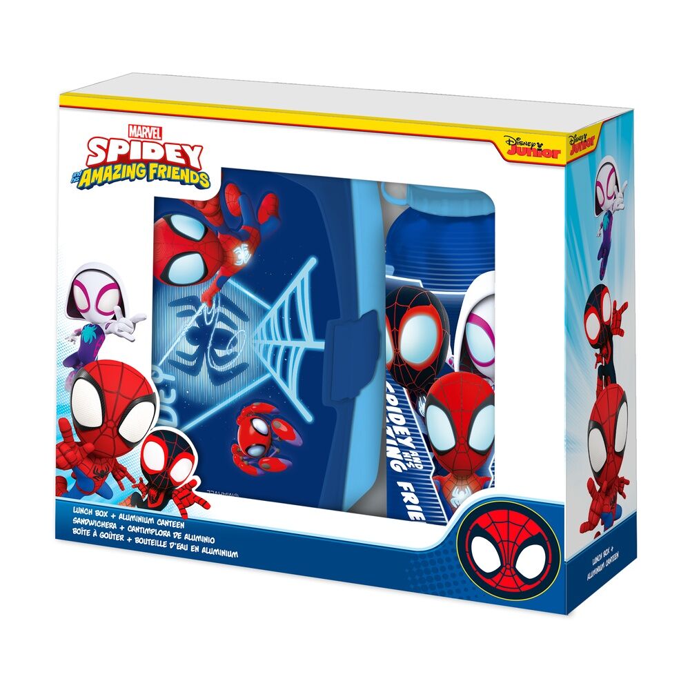 aluminum canteen  sandwich maker spidey the amazing friends marvel 500ml