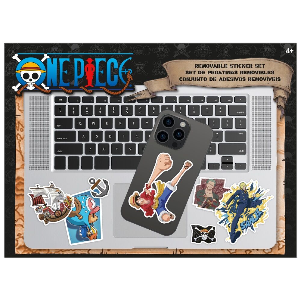 Conjunto de adesivos removíveis de One Piece