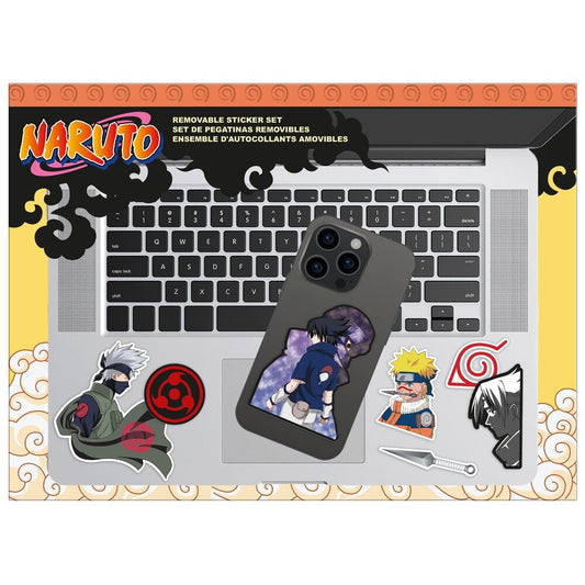 Conjunto de adesivos removíveis de Naruto Shippuden