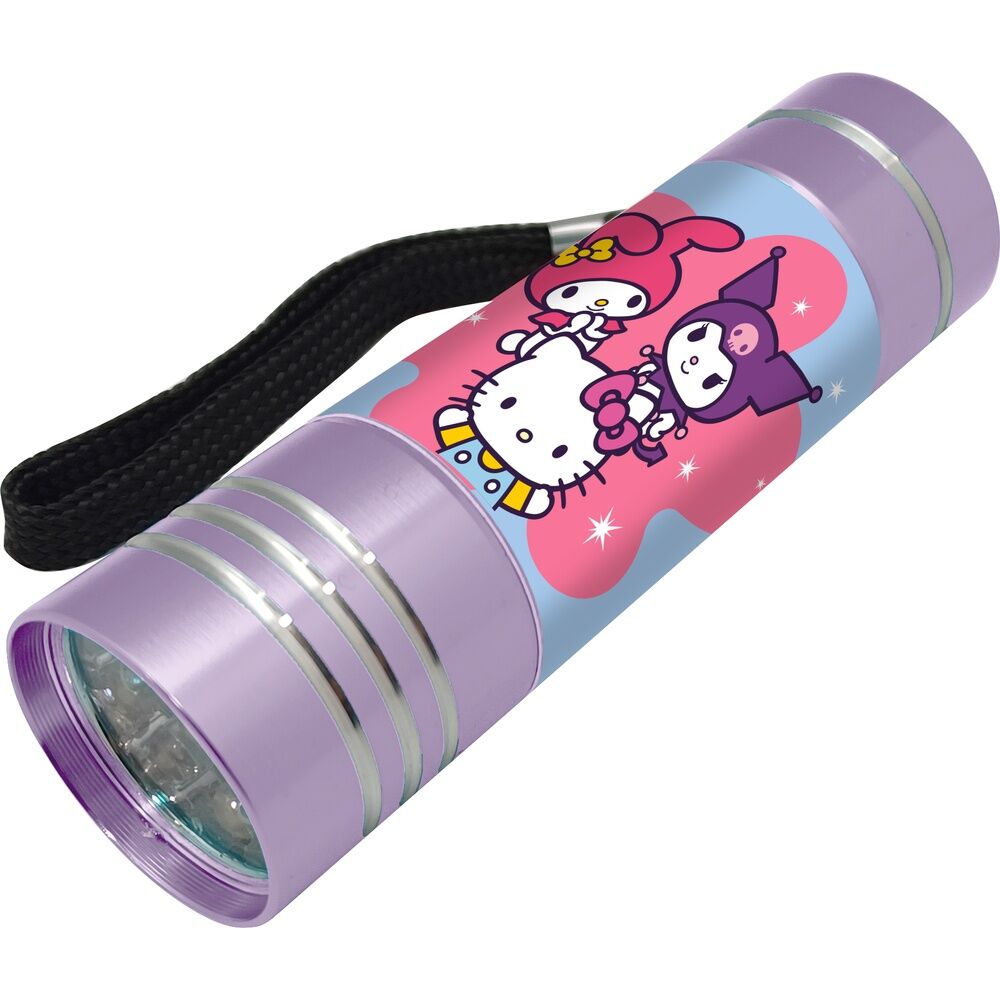 Lanterna LED de alumínio sortida Hello Kitty e Amigos