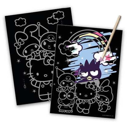 Zestaw papeterii Scratch Art Hello Kitty i Przyjaciele