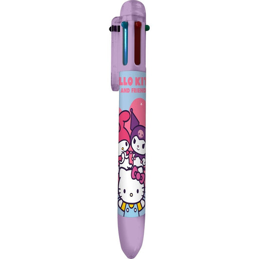 Bolígrafo de 6 colores de Hello Kitty y sus amigos