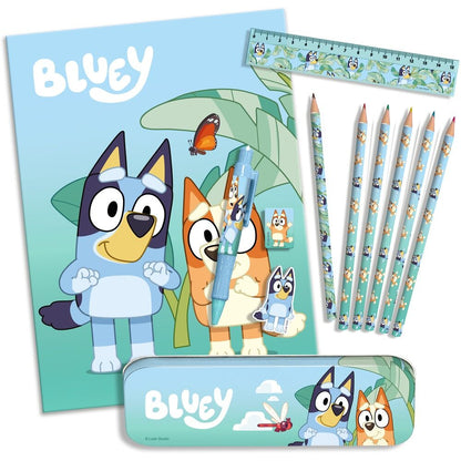 Bluey stationery set