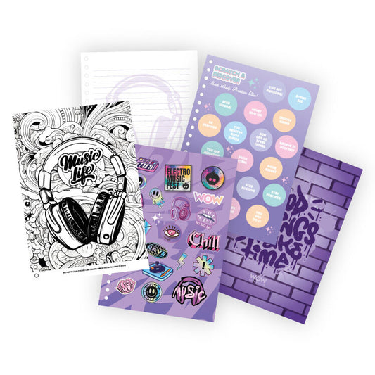Cuaderno A5 de DJ Alana Generación Wow