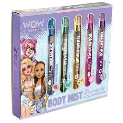 Set de 5 brumas corporales perfumadas Wow Generation