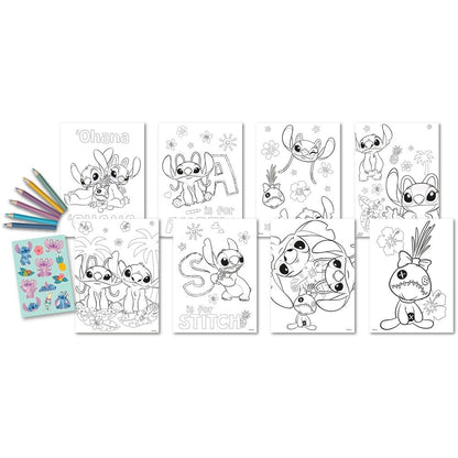 Stitch Disney Malaufkleber Set