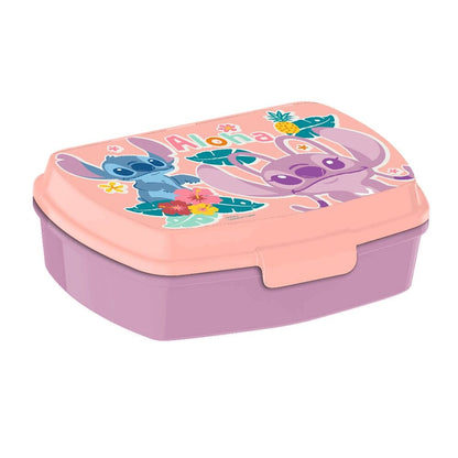 Aluminium Wasserflasche + Disney Stitch Sandwichbox 500 ml