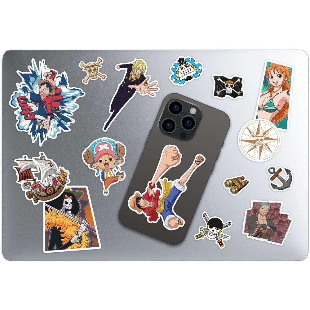 Conjunto de adesivos removíveis de One Piece
