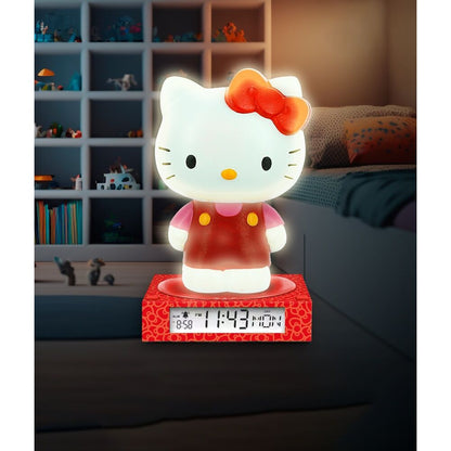 Lampada 3D di Hello Kitty e amici con sveglia
