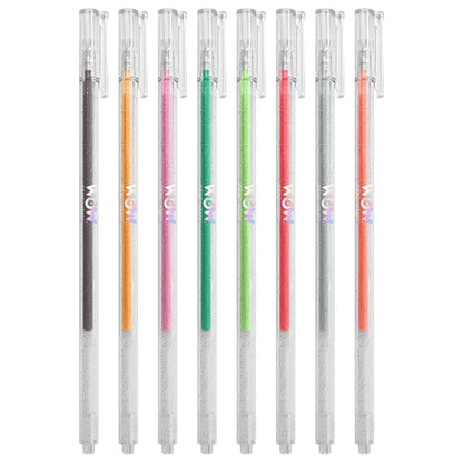 Libro para colorear + 8 bolígrafos de gel metálicos Wow Generation