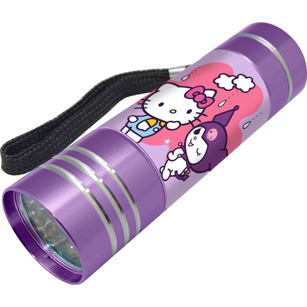 Lanterna LED de alumínio sortida Hello Kitty e Amigos