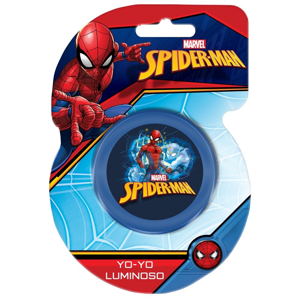 spiderman marvel luminous yoyo