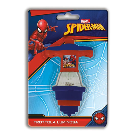 light up spiderman marvel spinning top