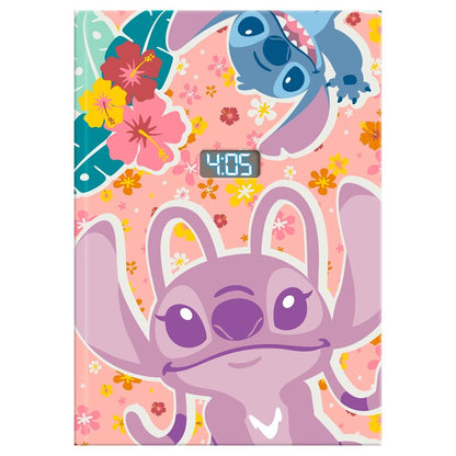 stitch disney led clock notebook