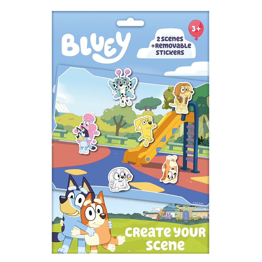 create your scene notebook bluey