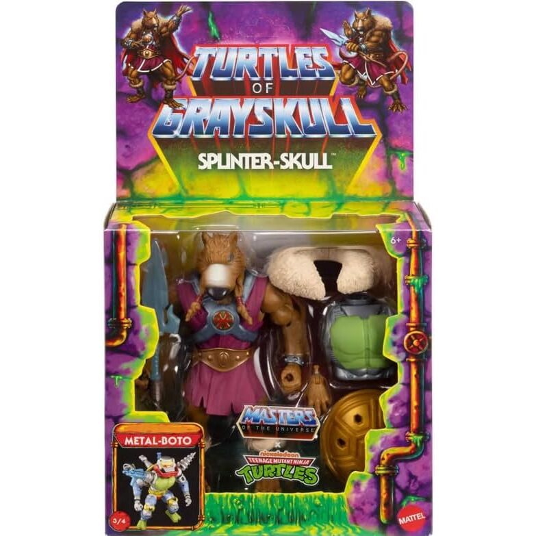 Figurka Splinter Skull Turtles of Grayskull Masters of the Universe 14cm