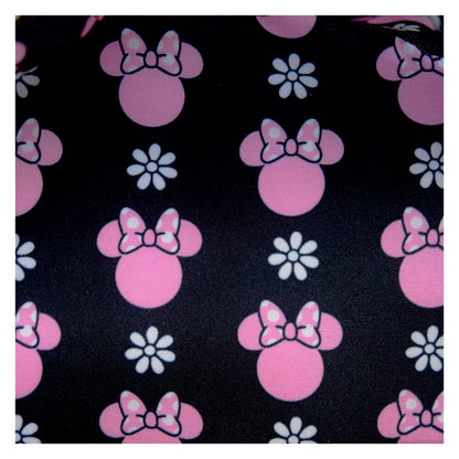 Mochila Loungefly Minnie Disney con estampado floral Rock the Dots