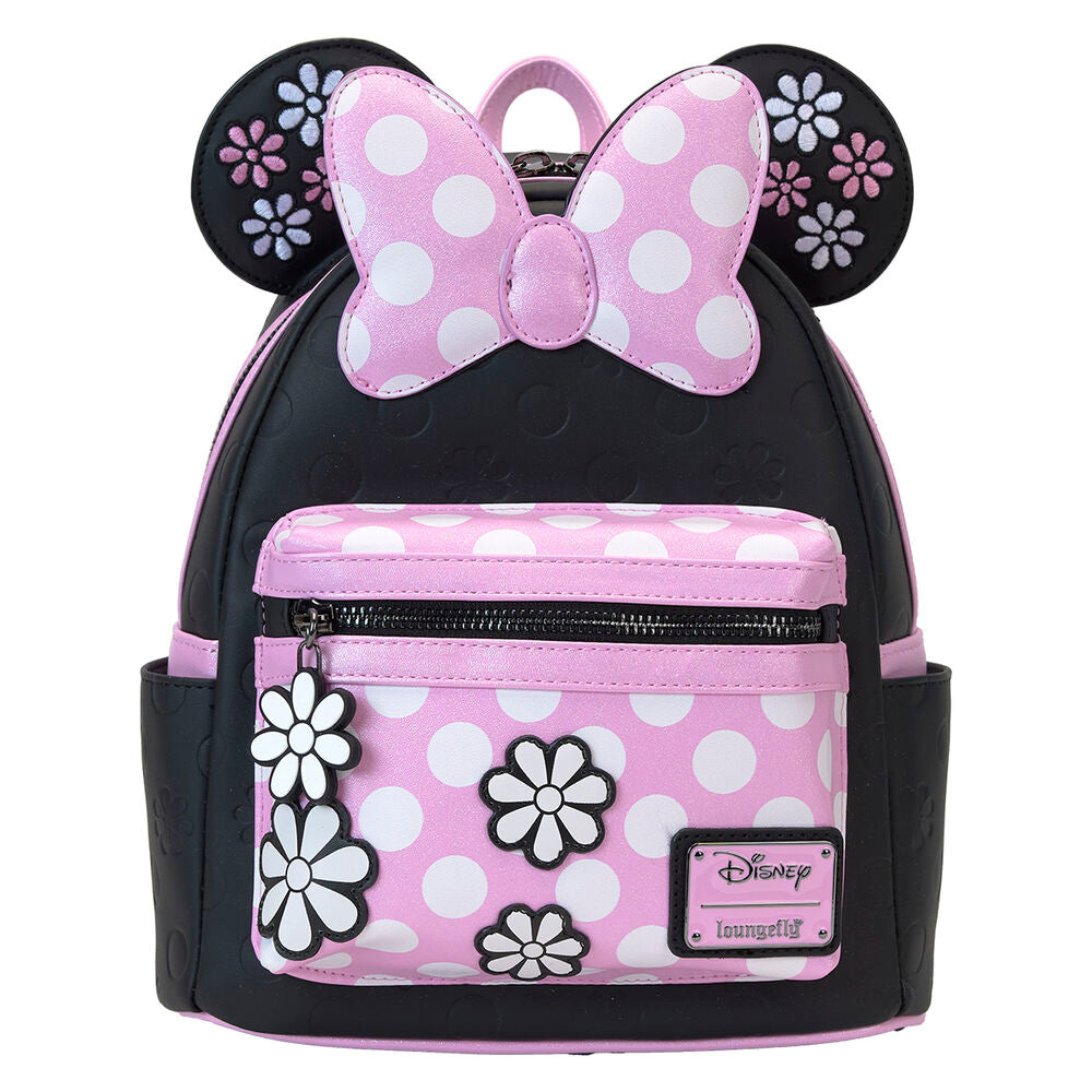 floral rock the dots minnie disney loungefly backpack