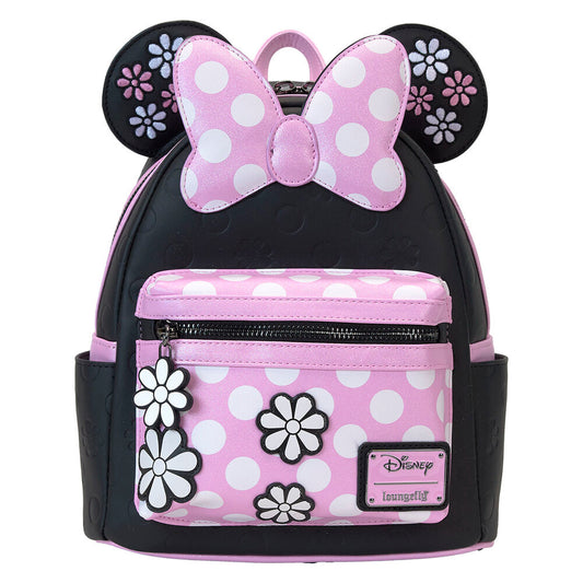 floral rock the dots minnie disney loungefly backpack
