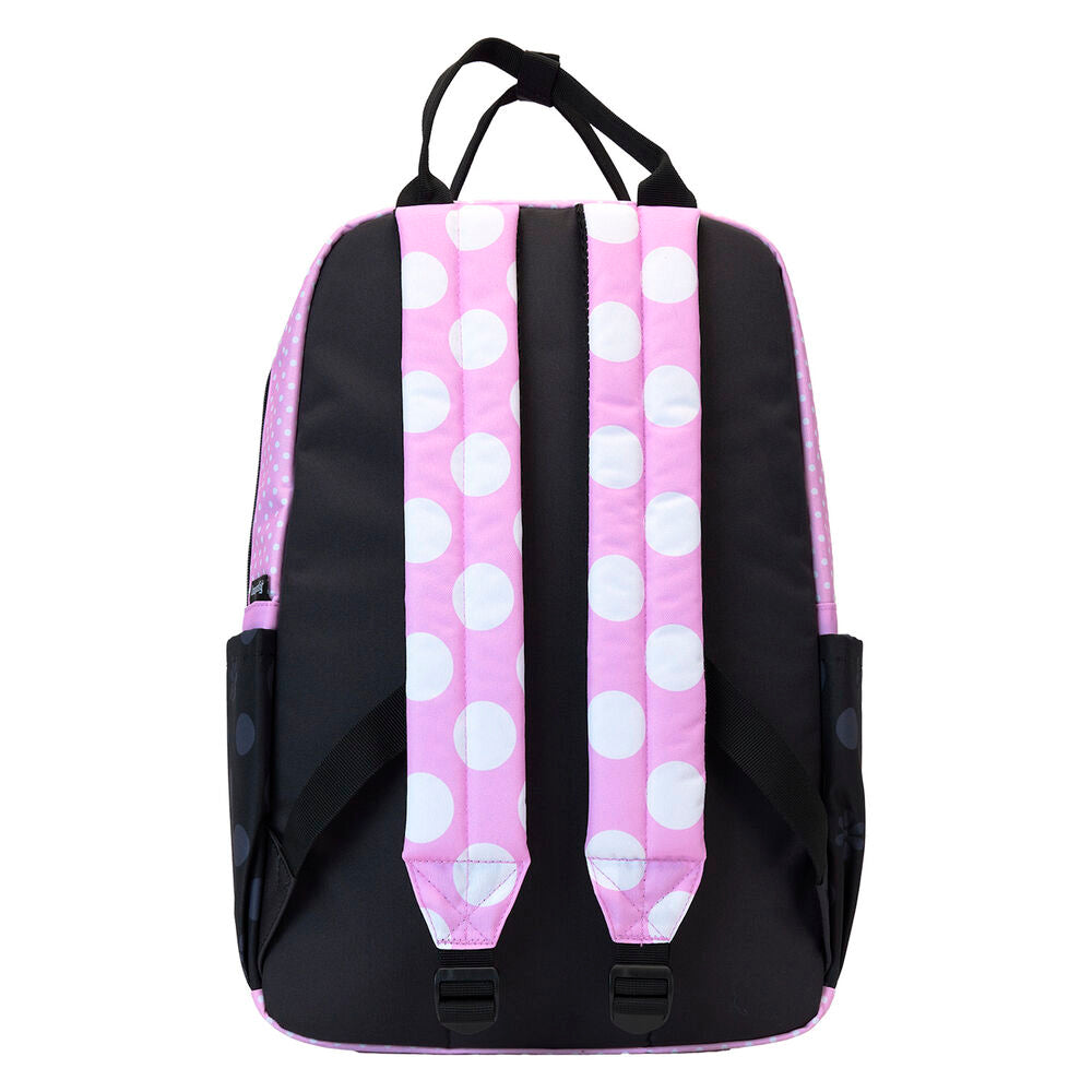 Mochila Loungefly de nylon Floral Rock the Dots Minnie Disney