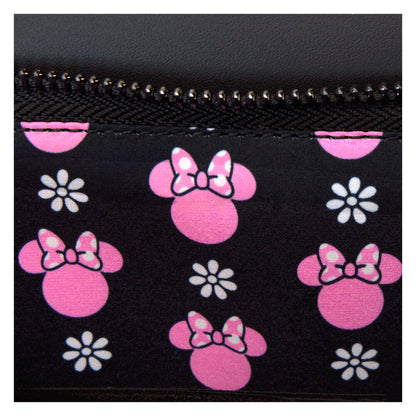 Sac bandoulière Loungefly Minnie Disney à pois et motif floral
