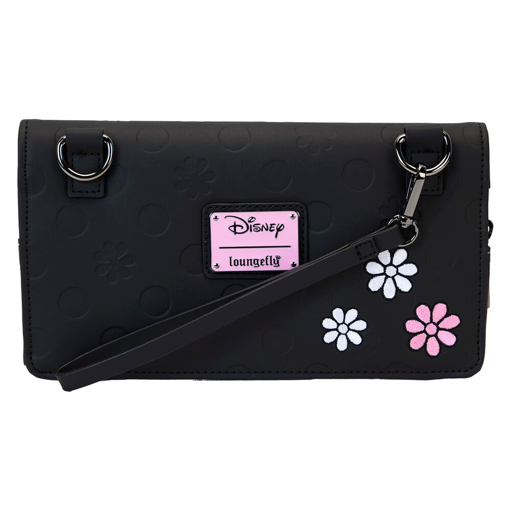 Sac bandoulière Loungefly Minnie Disney à pois et motif floral