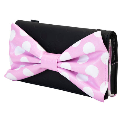 Sac bandoulière Loungefly Minnie Disney à pois et motif floral