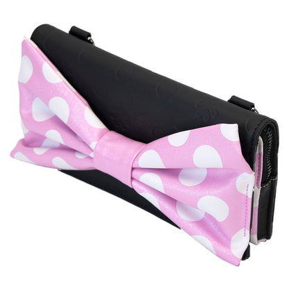 Sac bandoulière Loungefly Minnie Disney à pois et motif floral