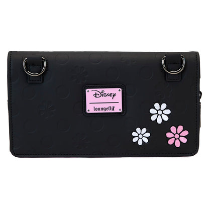 Sac bandoulière Loungefly Minnie Disney à pois et motif floral