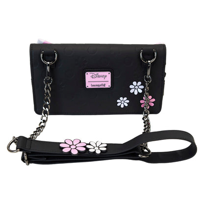 Sac bandoulière Loungefly Minnie Disney à pois et motif floral