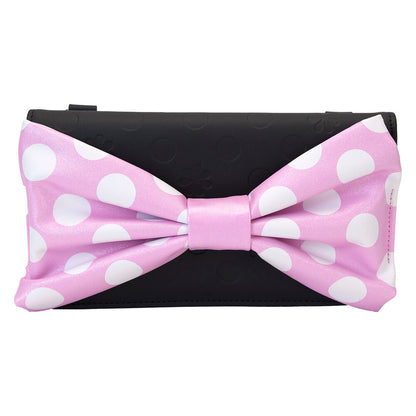 Sac bandoulière Loungefly Minnie Disney à pois et motif floral